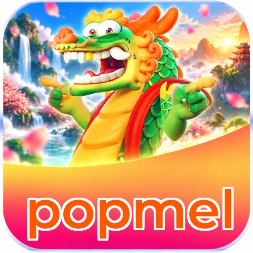 Logo popmel Slots Premium Brasil